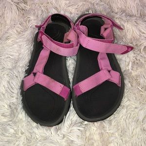 Pink Teva shoes